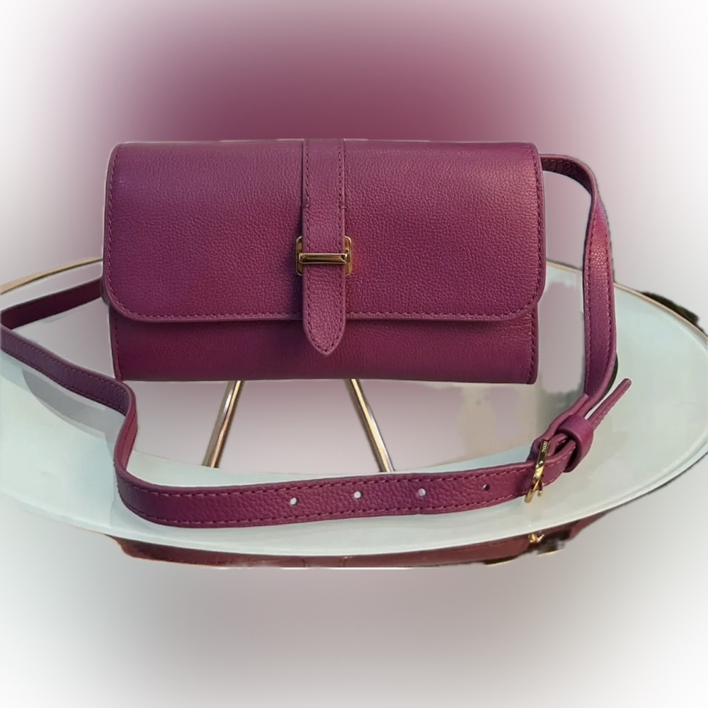 Fossil Leather Emery Wallet Crossbody